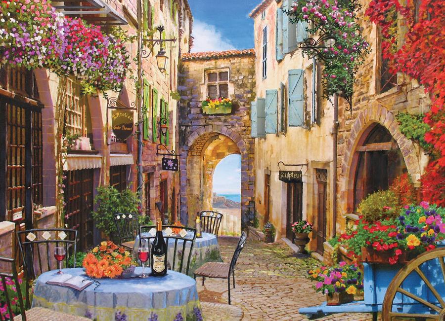 French Village 1000pc puzzle