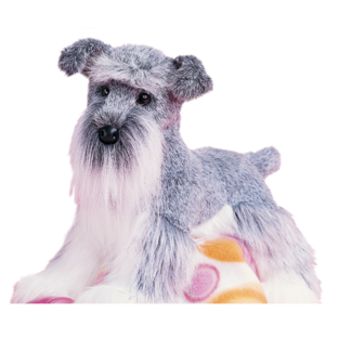 Fritz Schnauzer Dog Stuffed Animal