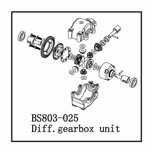 Front/Rear Complete Diff and Bulkhead Hardened
