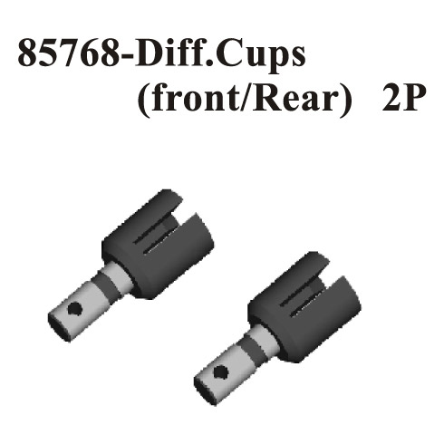 Front/Rear Diff Cups 2Pcs