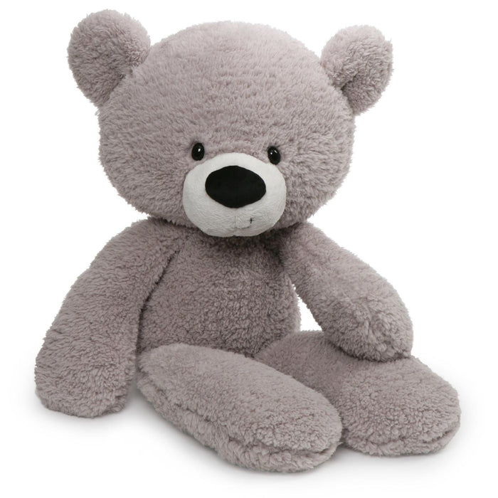 Fuzzy Gray Jumbo Bear - 34"