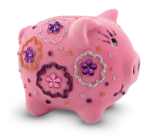 Fuzzy Piggy Bank