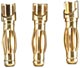 GOLD BULLET CONN MALE 4MM (3)