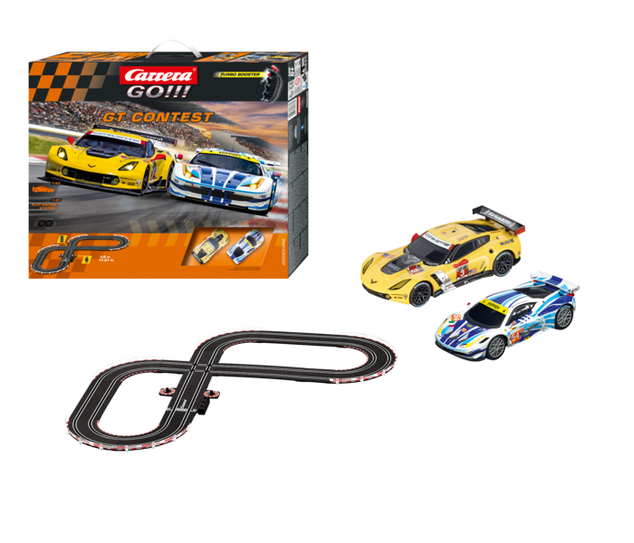 GO!! 1:43  GT Contest Slot Car Set