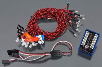 GT POWER Car Flashing Light LED KIT for R/C Cars and Trucks