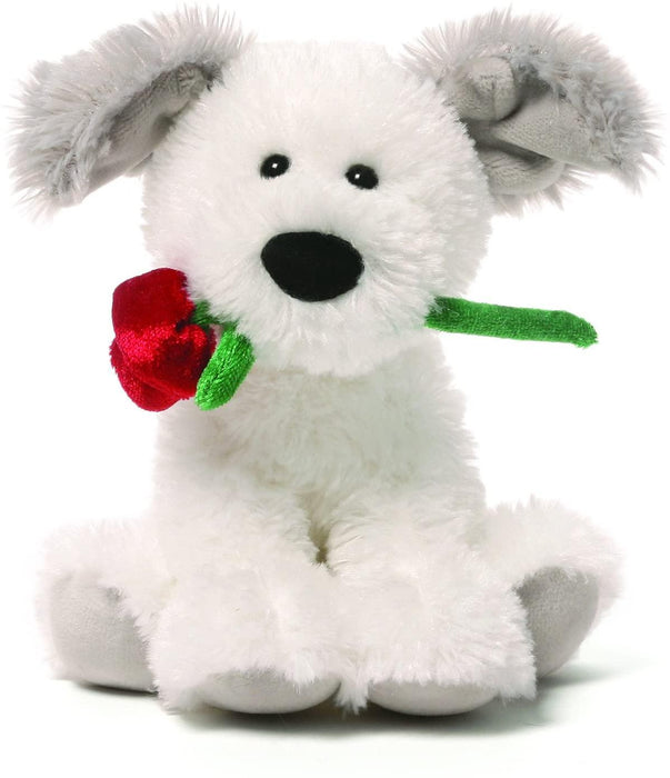 GUND Demarco Chatter Dog with Rose Plush