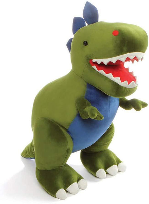 GUND Jumbo Chomper Dinosaur T-Rex Stuffed Animal Plush, Green, 25”