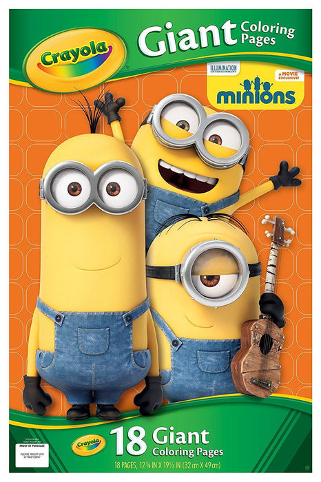 Giant Despicable Me Coloring Pad 18pg