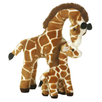 Giraffe with Calf
