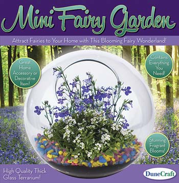 Glass Terrarium Fairy Garden