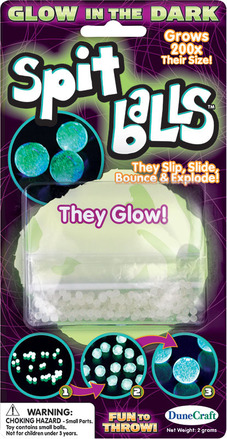 Glow-in-the-Dark Spitballs Card