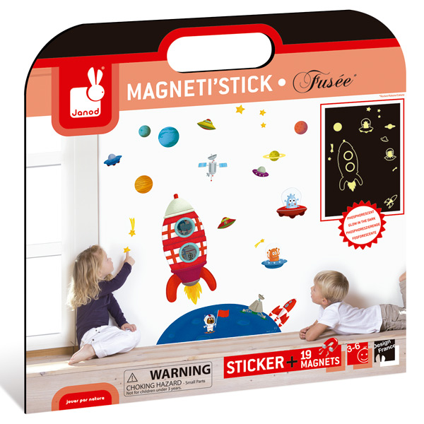 Glow in the Dark Rocket - Magnetic