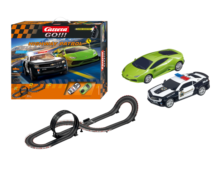 Go!!! 1:43 Highway Patrol Slot Set