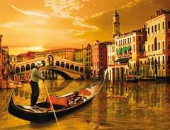 Gondolier in Venice 2000 pc