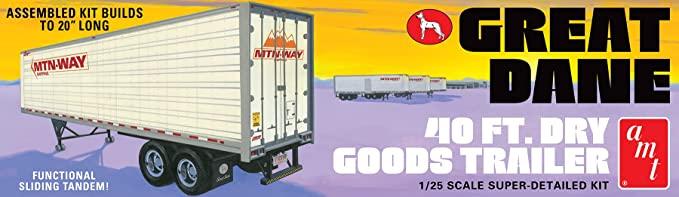 Great Dane Dry Goods Semi Trailer 1/25 Model