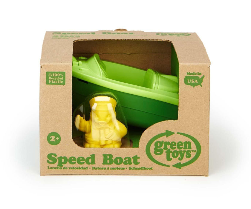 Green Speed Sport Boat (great for water!  Pools or Tubs)