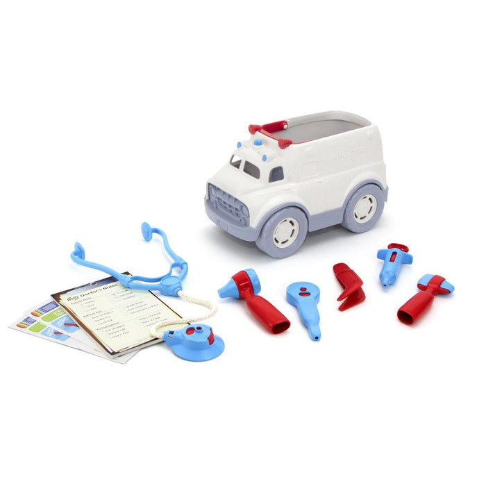 Green Toys Ambulance and Docto