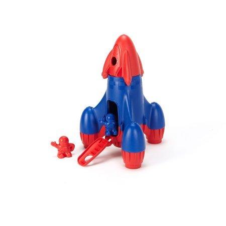 Green Toys Rocket Red Top plus 2 astronauts
