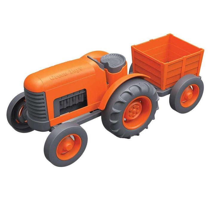 Green  Toys Tractor Orange
