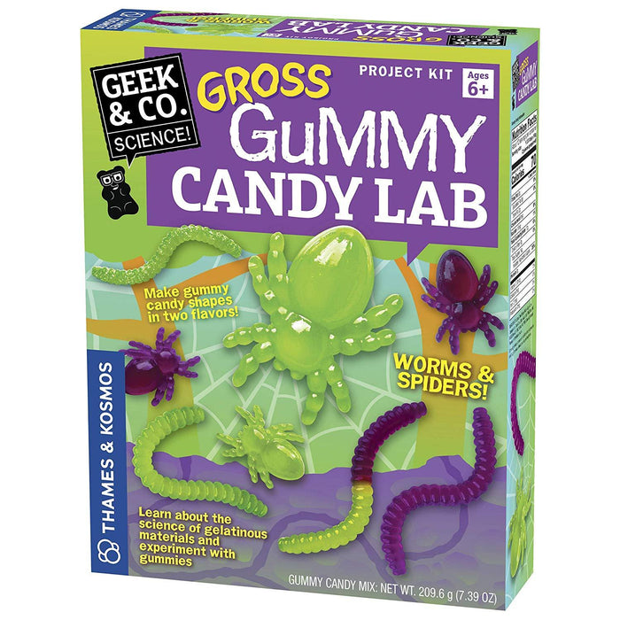 Gross Gummy Candy Lab: Worms and Spiders