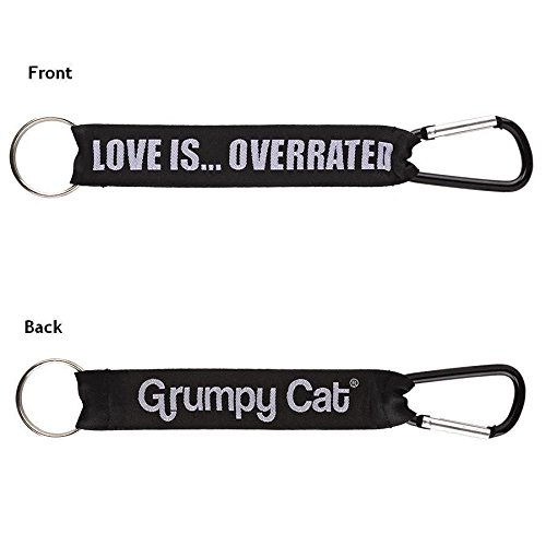 Gund Grumpy Cat Lanyard meme Love is Overrated