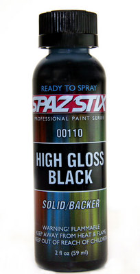 HIGH GLOSS BLACK / BACKER AIRBRUSH PAINT 2OZ