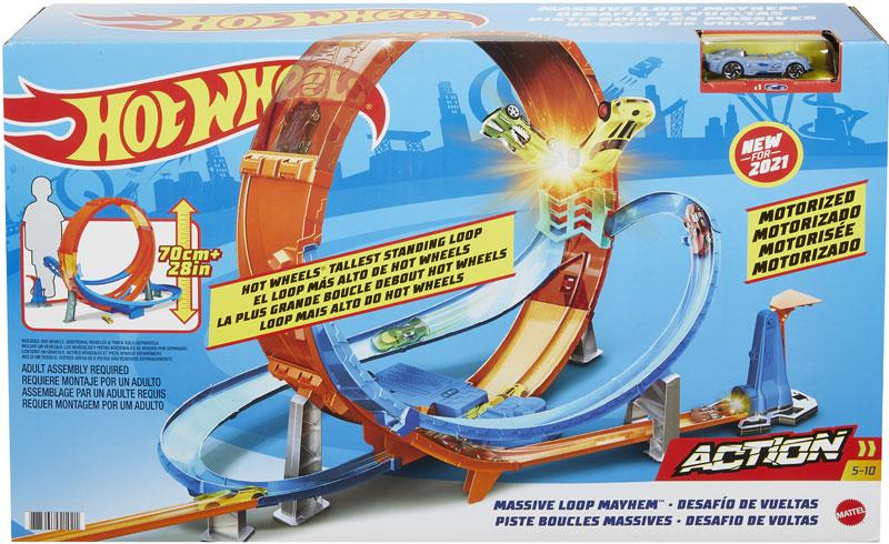 HOT WHEELS: Massive Loop Mayhem Track Set