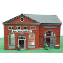 HO B/U Pure Water Supply, Lighted w/Figures