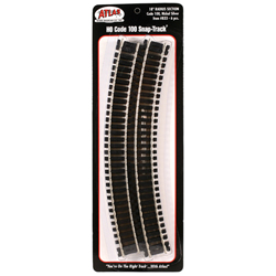 HO Code 100 18" Radius Curve (6)