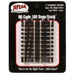 HO Code 100 3" Straight (4)