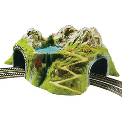 HO Corner Tunnel, Double Curved