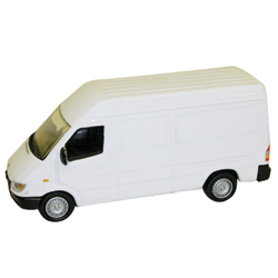 HO Die-Cast Mercedes Benz Sprinter Van, White