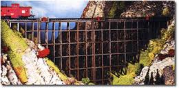 HO TIMBER TRESTLE BRIDGE