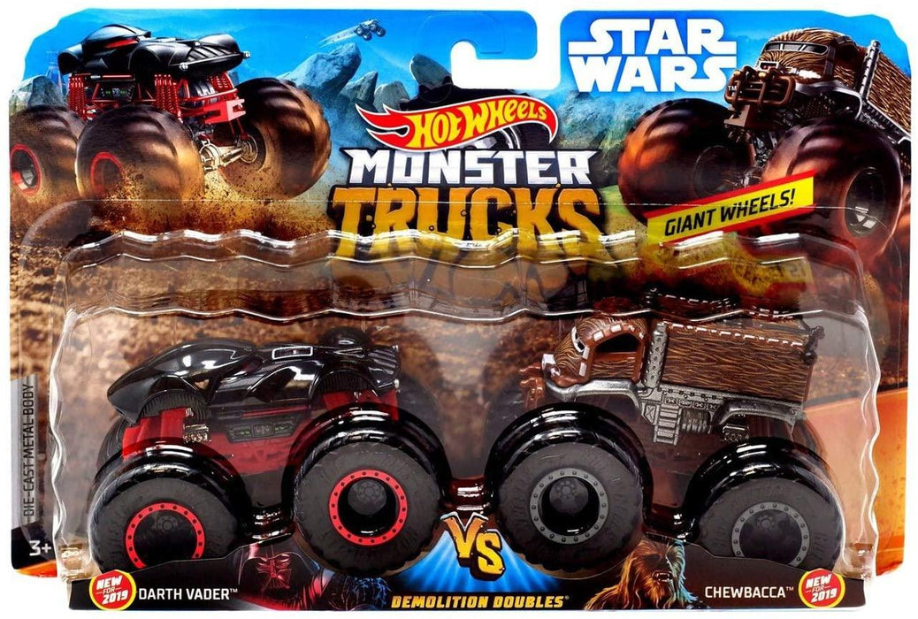 HW Monter Trucks: Darth Vader vs Chewbacca