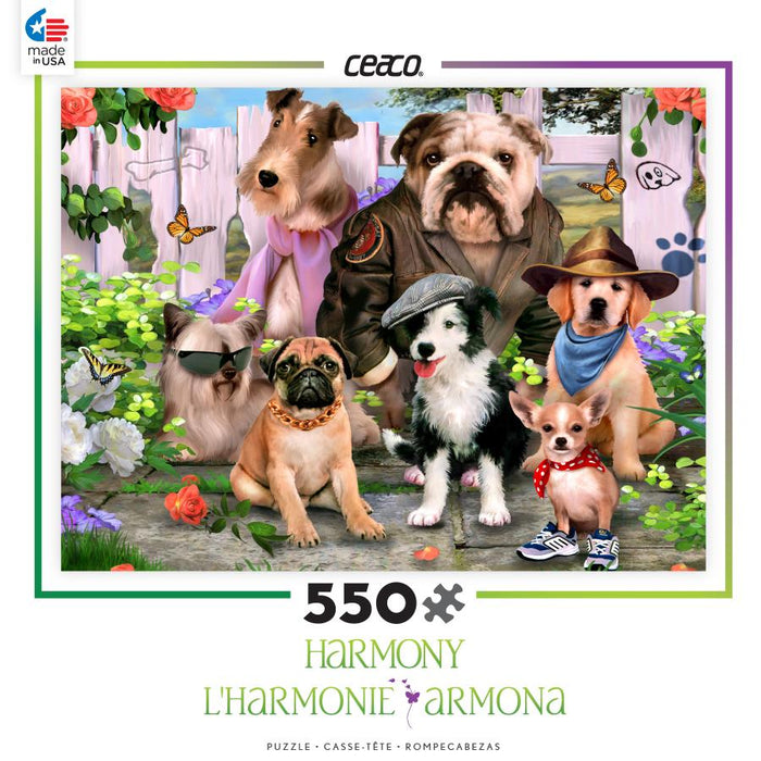 Harmony Dogs Puzzle 550pc Puzzle