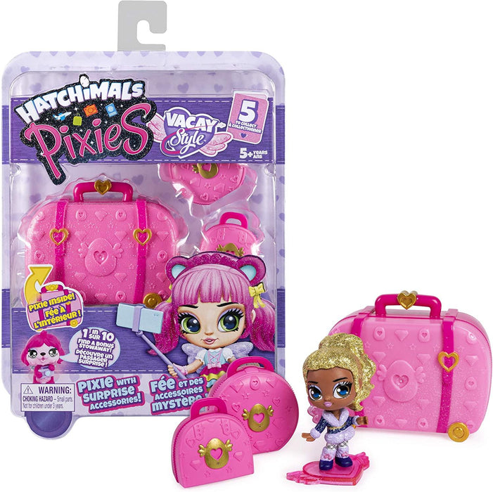 Hatchimals Pixies - Vacay Style SURPRISE DOLL AND ACCESSORIES