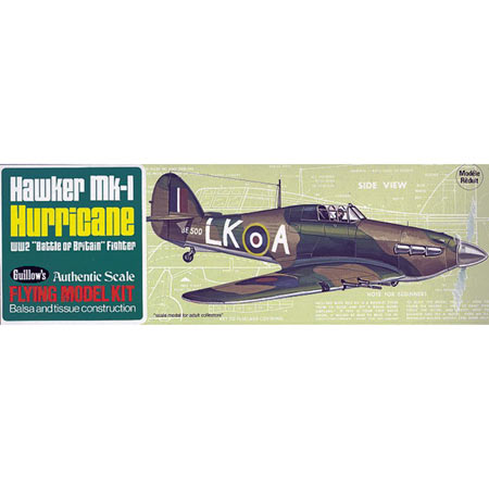 Hawker MK-1 Hurricane Balsa Kit
