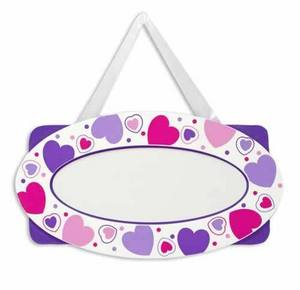 Hearts Door Plaque
