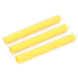 Heat Shrinkwrap,1/4",Yellow
