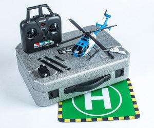 Hero-Copter 4 Blade RTF Blue Police