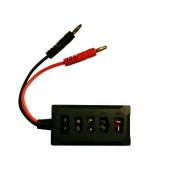 Hobby People Multi-plug Output Adapter, 4mm to T-Con, TRX, Tam, XT60,