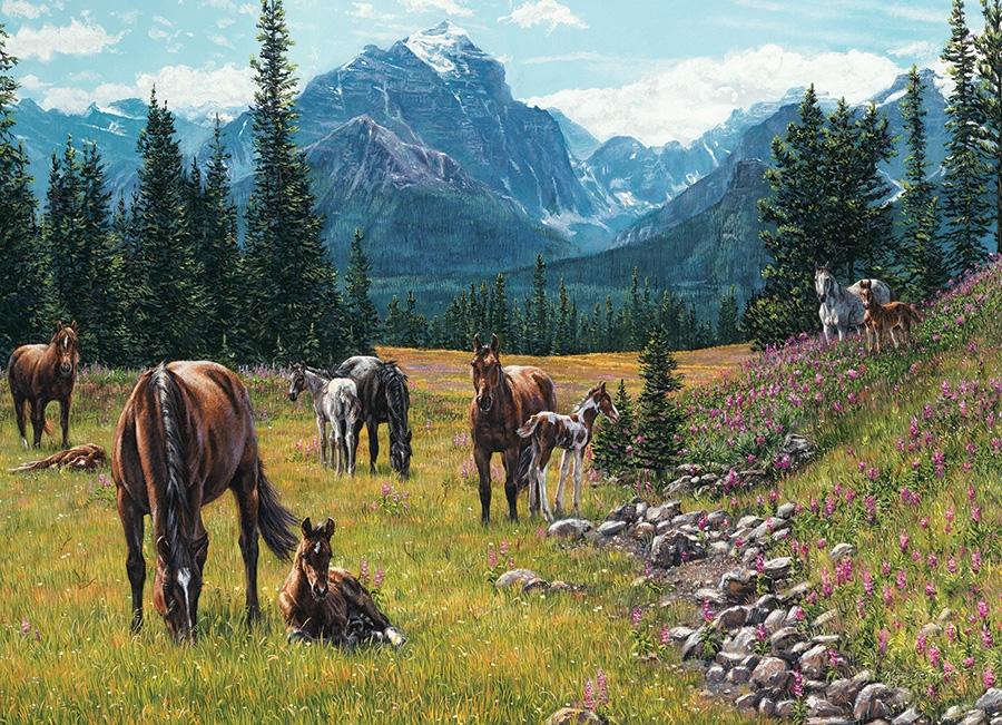 Horse Meadow 1000 pc puzzle