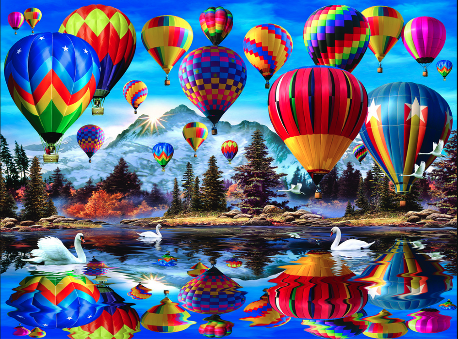 Hot Air Balloons 1000pc Puzzle