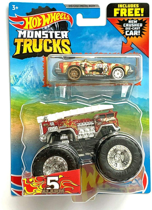 Hot Wheels 5 Alarm Red Monster Truck