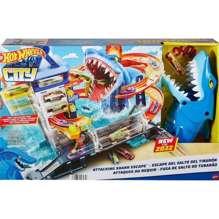 Hot Wheels Attacking Shark Escape Playset