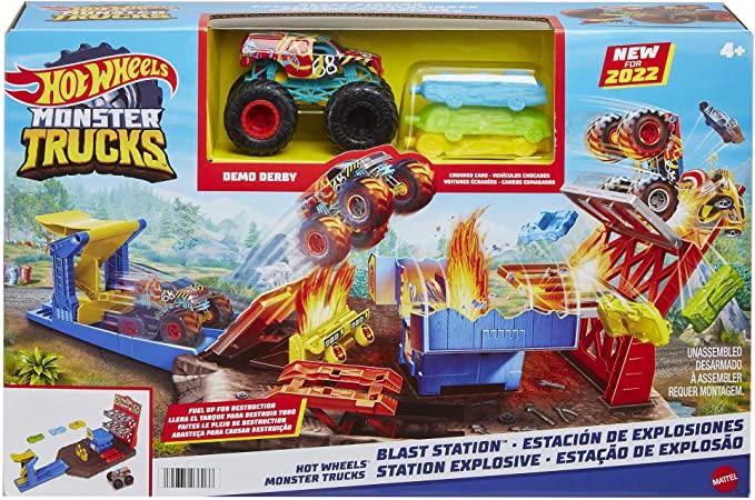 Hot Wheels Blast Station Monster Truck Playset