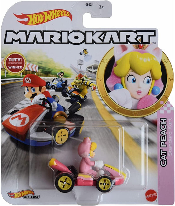 Hot Wheels Cat Peach Mario Kart