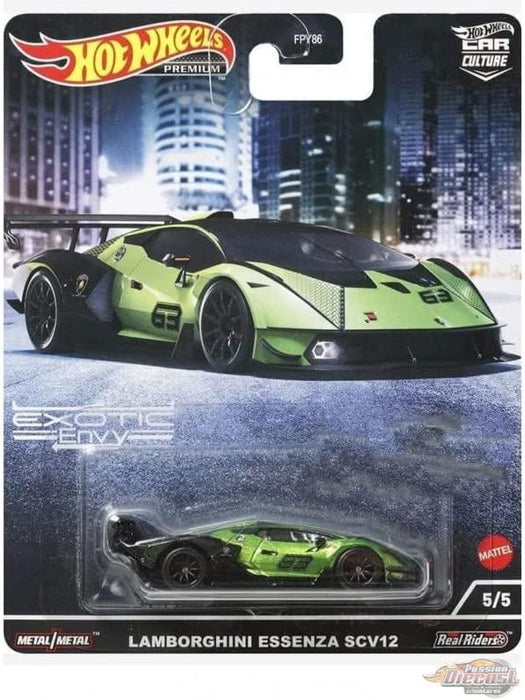 Hot Wheels Exotic Envy Lamborghini Essenza SCV12