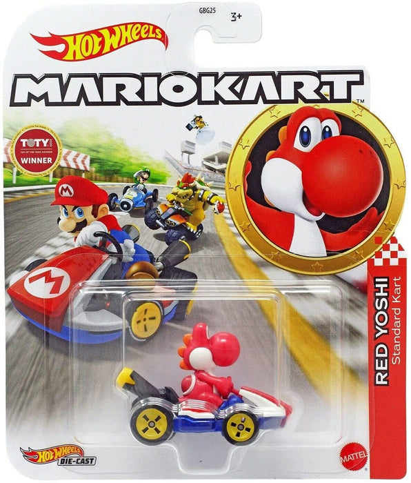 Hot Wheels Red Yoshi Mario Kart