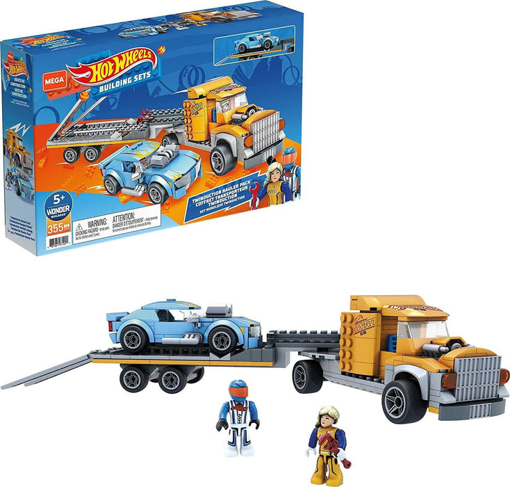 Hot Wheels Twinduction Hauler Pack Building Set MegaBloks